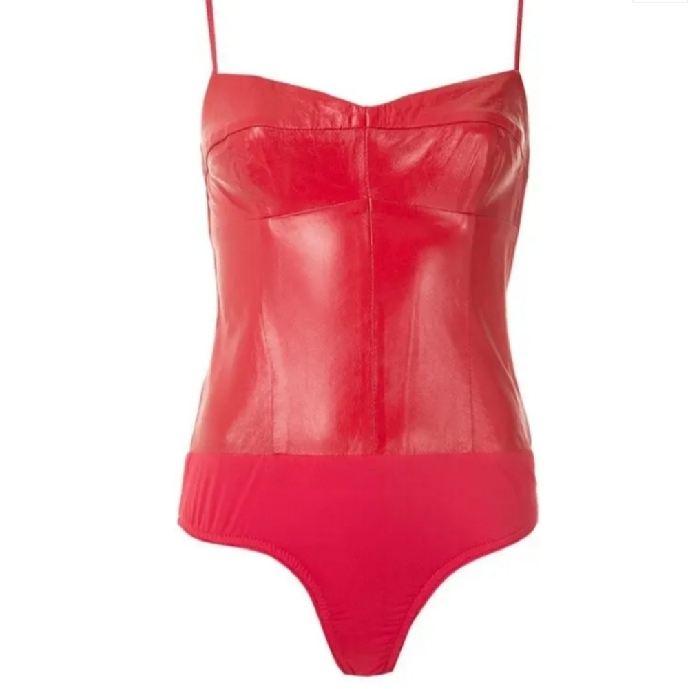 Sexy red bodysuit size 1xl